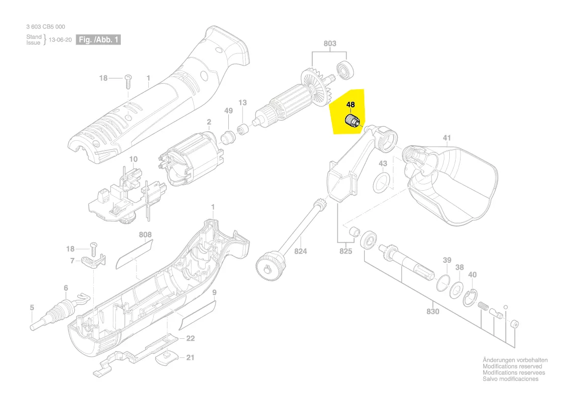 Vis capot de protection réf. 2 609 006 693 BOSCH